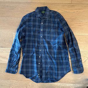 Sid Mashburn Blue Button Down Flannel